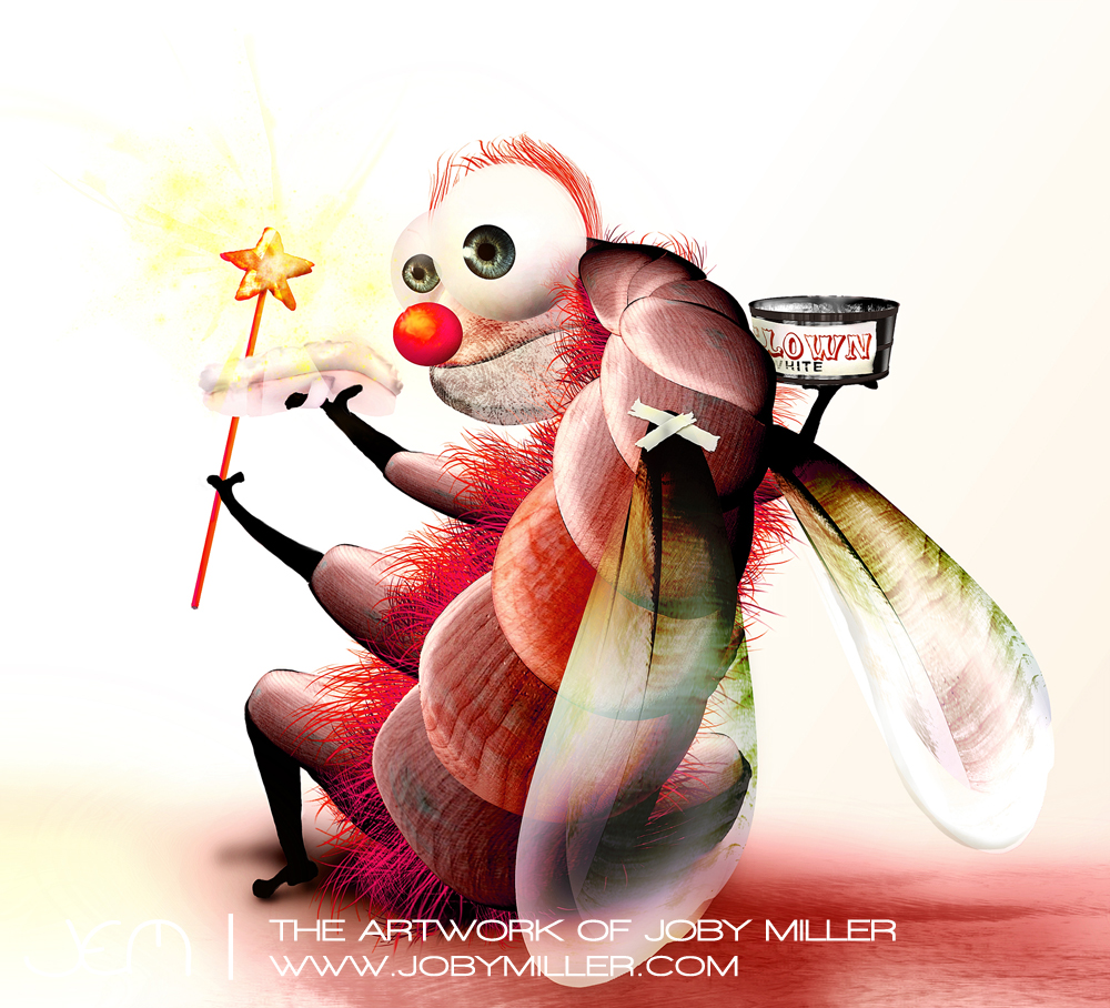To Be A Clown Or A Fairy_Photoshop_Illustration_JobyMiller.