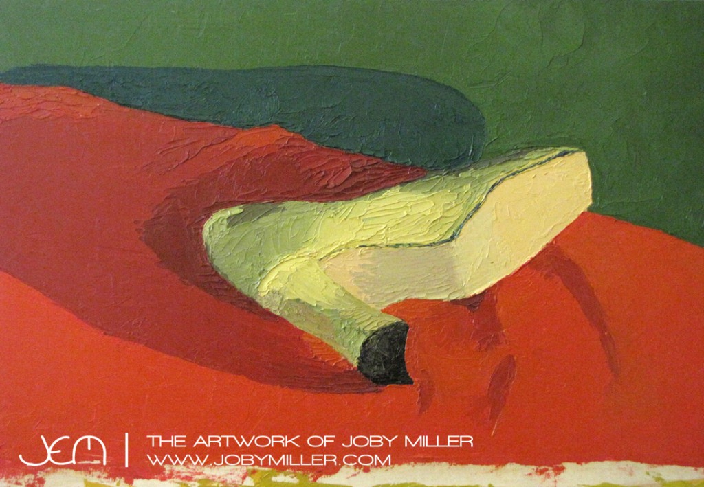 Untitled Shoe Oil on Panel Study-JobyMiller