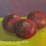 Untitled Still Life Onions_Oil on Panel Study_JobyMiller
