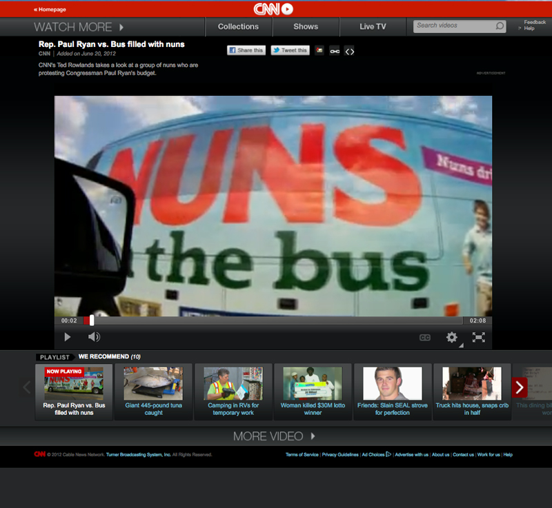 Nuns on the Bus on CNN