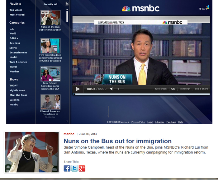 Nuns on the Bus 2013